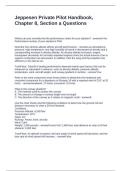 Jeppesen Private Pilot Handbook&comma; Chapter 8&comma; Section a Questions -100&percnt; Solved