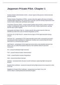 Jeppesen Private Pilot&period; Chapter 1 Questions and Answers
