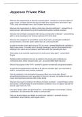 Jeppesen Private Pilot Questions and Answers