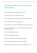 CMI 3358 Eko Midterm Exam Questions With Correct Answers&period;