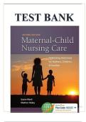 Test Bank for Maternal-Child Nursing Care with The Women's Health Companion 2nd Edition by Ward & Hisley  &vert; Complete Exam Questions & Answers