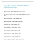 TTU - Eko - CMI 3358 - Final Exam Questions With Correct Answers&period;
