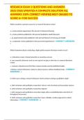RESEARCH EXAM 2 QUESTIONS AND ANSWERS 2025&sol;2026 UPDATED A COMPLETE SOLUTION ALL ANSWERS 100&percnt; CORRECT VERIFIED BEST GRADED TO SCORE A&plus; FOR SUCCESS