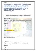NIH STROKE SCALE CERTIFICATION - AMERICAN HEART  ASSOCIATION EXAM NEWEST 2026 ACTUAL EXAM  QUESTIONS AND CORRECT DETAILED ANSWERS  &lpar;VERIFIED ANSWERS&rpar; ALL ANSWERED &lbrace;100 Q & A&rcub;  ALREADY GRADED A&plus; &vert; BRAND NEW&excl; &vert; 100&percnt;  GUARANTEED PASS