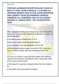 PORTAGE LEARNING PATHOPHYSIOLOGY NURS 231  BIOD 331 FINAL EXAM & MODULE 1-10 EXAMS ALL  VERSIONS NEWEST 2026 ACTUAL EXAM QUESTIONS  AND CORRECT DETAILED ANSWERS &lpar;VERIFIED  ANSWERS&rpar; ALL ANSWERED &lbrace;430 Q & A&rcub; ALREADY  GRADED A&plus; &vert; BRAND NEW&excl; &vert; 100&percnt; GUARANTEED
