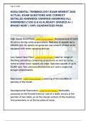 HOSA DENTAL TERMINOLOGY EXAM NEWEST 2026  ACTUAL EXAM QUESTIONS AND CORRECT  DETAILED ANSWERS &lpar;VERIFIED ANSWERS&rpar; ALL  ANSWERED &lbrace;1250 Q & A&rcub; ALREADY GRADED A&plus; &vert;  BRAND NEW&excl; &vert; 100&percnt; GUARANTEED PASS 