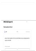 HNG 540 Exam 4 Practice Questions & Verified Correct Answers &vert; Course Review