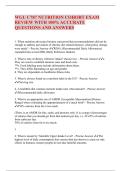 WGU C787 NUTRITION COHORT EXAM REVIEW WITH 100&percnt; ACCURATE QUESTIONS AND ANSWERS