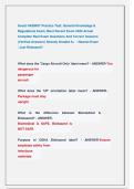 GoJet HAZMAT Practice Test&colon; General Knowledge &  Regulations Exam&comma; Most Recent Exam 2026 Actual                Complete Real Exam Questions And Correct Answers   &lpar;Verified Answers&rpar; Already Graded A&plus;  &sol; Newest Exam                           &sol; Just Released