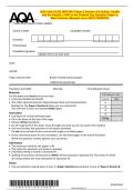 2025 AQA GCSE HISTORY Paper 2 Section A&sol;A Britain&colon; Health  and the People&comma; c1000 to the Present Day Question Paper &  Mark Scheme &lpar;Merged&rpar; June 2025 &lbrack;VERIFIED&rsqb;