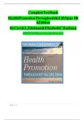 Test Bank&colon; Health Promotion Throughout the Life Span&comma; 10th Edition by Edelman - Chapters 1-25&comma; 9780323761406 &vert; Rationals Included