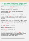 PN Final Exam Questions and Answers &lpar;100&percnt;  Correct Answers&rpar; Already Graded A&plus; 