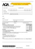 2025 AQA GCSE HISTORY Paper 2 Section B&sol;B Medieval  England&colon; The Reign of Edward I&comma; 1272&ndash;1307 Question Paper &  Mark Scheme &lpar;Merged&rpar; June 2025 &lbrack;VERIFIED&rsqb;