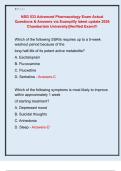 NSG 533 Advanced Pharmacology Exam Actual  Questions & Answers via Examplify latest update 2026  Chamberlain University&vert;&vert;Verified Exam&excl;&excl;&excl;
