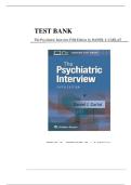 TEST BANK ESSENTIALS OF PSYCHIATRIC MENTAL HEALTH NURSING 5TH EDITION A Communication Approach to Evidence-Based Care Latest Verified Review 2024 Practice