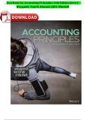 Test Bank for Accounting Principles&comma; 14th Edition by Jerry J&period; Weygandt&comma; Paul D&period;Kimmel