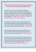 NHA Certified EKG Technician 2026 Update Questions  And Answers With Rationales&vert;&vert;Verified Exam&excl;&excl;&excl;
