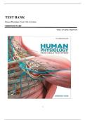 TEST BANK&lowbar;&lowbar;Human Physiology&colon; From Cells to Systems 4TH CANADIAN EDITION by SHERWOOD&period;WARD &comma;ISBN&colon;  9780176744847 &vert;All Chapters Verified&vert; Guide A&plus;