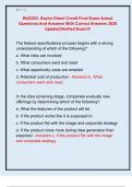 BUS203&colon; Saylor Direct Credit Final Exam Actual  Questions And Answers With Correct Answers 2026  Update&vert;&vert;Verified Exam&excl;&excl;&excl; 