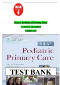 Burns' Pediatric Primary Care TEST BANK Chapter 1-46 7th Edition by Gaylord