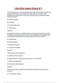 Life-Only Agent Exam &num; 1 Questions and correct Answers &lpar;100&percnt; VERIFIED&rpar;&vert; 2025&sol;2026