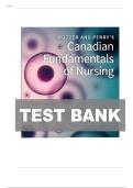 Latest Update 2026 Exam Prep Test Bank &ndash; Potter & Perry&rsquo;s Canadian Fundamentals of Nursing 7th Edition &ndash; Graded A&plus;
