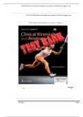 Clinical Kinesiology and Anatomy 7th Edition Test Bank &ndash; Latest Update 2026 Exam Prep &vert; Graded A&plus;