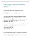 BIOL 316 Exam 3 Questions With Correct Answers