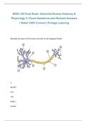 Package deal for BIOD 152 Module 1-7 and Final Exam &ndash; Essential Human Anatomy & Physiology II Exam Questions with Revised Answers &lpar;Portage Learning&rpar; 2026&sol;2027