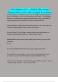 Ultimate WGU D002 OA Prep Questions with Accurate Answers