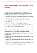N483 Study Guide questions exam 1 with answers&comma;
