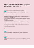 AAFCS 200 COMPOSITE TEXES questions and answers best rated a&plus;   Communicating effectively with an older person as a caregiver&period; - n   ANS  -Remember that they often feel as though they are a burden to the caregiver&period;  -Positive messages&comma; show desire to help