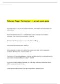 Telecom Tower Technician 1 &ndash; actual exam guide