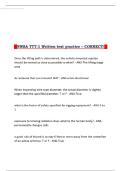 NWSA TTT-1 Written test practice &ndash; CORRECT&excl;