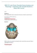 BIOD 151 Lab 4 Exam &ndash; Essential Human Anatomy and Physiology I &ndash; Portage Learning &ndash; 2026&sol;2027 &vert; Lab exam questions with complete solutions