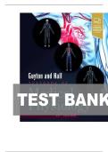 TEST BANK FOR Guyton and Hall Textbook of Medical Physiology 14th Edition by John E&period; Hall&comma; Michael E&period; Hall ISBN&colon; 978-0323597128 COMPLETE GUIDE ALL CHAPTERS COVERED 100&percnt; VERIFIED A&plus; GRADE ASSURED&excl;&excl;&excl;&excl;NEW LATEST UPDATE&excl;&excl;&excl;&excl;&excl;