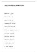 WGU D398 MEDICAL ABBREVIATIONS