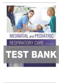 TEST BANK FOR Neonatal and Pediatric Respiratory Care 5th Edition by Brian K&period; Walsh ISBN&colon; 978-0323479479 COMPLETE GUIDE ALL CHAPTERS COVERED 100&percnt; VERIFIED A&plus; GRADE ASSURED&excl;&excl;&excl;&excl;&excl; NEW LATEST UPDATE&excl;&excl;&excl;&excl;&excl;&excl;
