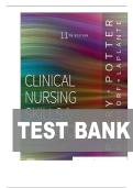 TEST BANK FOR Clinical Nursing Skills and Techniques 11th Edition by Anne G&period; Perry&comma; Patricia A&period; Potter&comma; Wendy R&period; Ostendorf&comma; Nancy Laplante ISBN&colon; 978-0443107184 COMPLETE GUIDE ALL CHAPTERS COVERED 100&percnt; VERIFIED A&plus; GRADE ASSURED&excl;&excl;&excl;&excl; NEW LATEST UPDATE&excl;&excl;&excl;&excl;