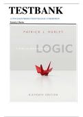 TEST BANK FOR A Concise Introduction to Logic 11th Edition by Patrick J&period; Hurley ISBN&colon; 978-1111346232 COMPLETE GUIDE ALL CHAPTERS COVERED 100&percnt; VERIFIED A&plus; GRADE ASSURED&excl;&excl;&excl;&excl;NEW LATEST UPDATE&excl;&excl;&excl;&excl;&excl;&excl;