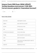 Science Praxis 5905 Exam &lpar;2026&rpar; UPDATE Verified Questions And Answers &vert; With 100&percnt; Correct Answers graded A&plus; Guaranteed Success&excl;&excl;