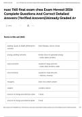 nusc 1165 final exam chea Exam Newest 2026 Complete  Questions And Correct Detailed Answers &lpar;Verified Answers&rpar;&vert;Already Graded A&plus;