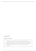 NURS 4516 DOS MIDTERM OUTLINE QUESTIONS WITH CORRECT ANSWERS