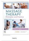 TEST BANK FOR Massage Therapy&colon; Principles and Practice 7th Edition by Susan G&period; Salvo ISBN&colon; 978-0323878159 COMPLETE GUIDE ALL CHAPTERS COVERED 100&percnt; VERIFIED A&plus; GRADE ASSURED &excl;&excl;&excl;&excl;&excl;&excl; NEW LATEST UPDATE&excl;&excl;&excl;&excl;
