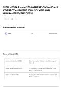 WGU - D334 Exam &lpar;2026&rpar; QUESTIONS AND ALL CORRECT ANSWERS 100&percnt; SOLVED AND GUARANTEED SUCCESS&excl;&excl;
