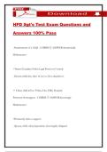 HPD Sgt's Test Exam Questions and Answers 100&percnt; Pass