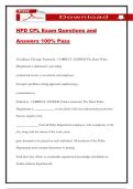 HPD CPL Exam Questions and Answers 100&percnt; Pass
