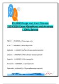 Pharmacology Drug Classes &lpar;MED209&rpar; &vert; 100&plus; Verified Drugs by Class&colon; Penicillins&comma; Cephalosporins&comma; Antivirals&comma; Antifungals&comma; Respiratory & TB Meds &vert; 2025&sol;2026
