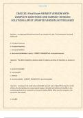 CBAD 201 Final Exam NEWEST VERSION WITH COMPLETE QUESTIONS AND CORRECT DETAILED SOLUTIONS LATEST UPDATED VERSION JUST RELEASED