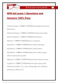 HPD fall exam 1 Questions and Answers 100&percnt; Pass